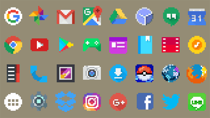 ８ビット アイコン テーマ ｆｒｅｅ Android Icon